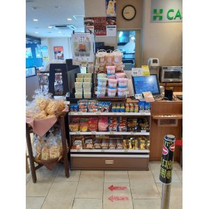 甘楽パーキングエリア下り線　綿飴＆ポップコーン販売風景